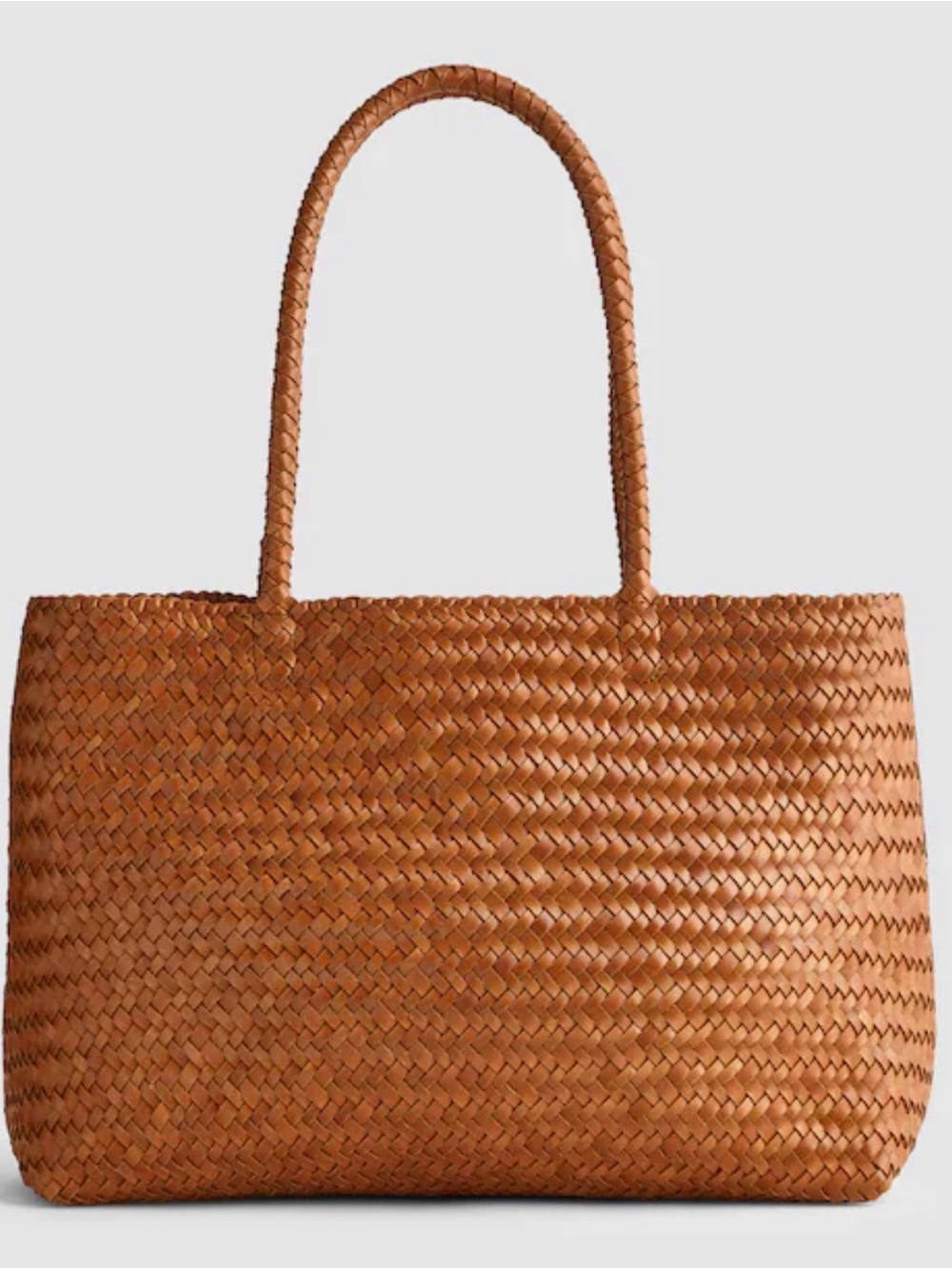 MADEWELL The Signature Woven Tote NP318 Burnt Sienna